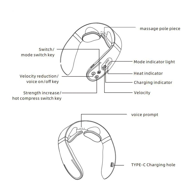 CozyHeat Neck Massager Pillow